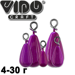 Vido Craft Набор крашеных грузов "Колокол" Фиолетовый