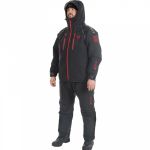 Костюм мужской демисезонный ХСН "Rambler II" -5, Hardguard, черный (красные молнии) (56-58/182)