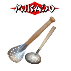 Черпак Mikado (с деревянной ручкой)