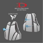 Жилет спасательно-разгрузочный Shimano Nexus VF-122Q BK 2XL