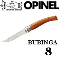 Opinel №8 VRI Folding Slim Bubinga