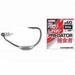 Крючки офсетные Lucky John Predator сер. LJH357 разм.004/0 3шт.