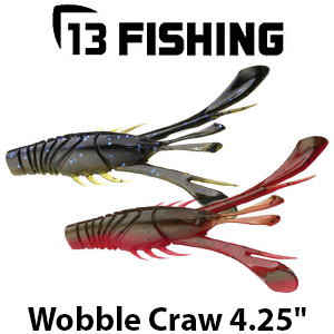 13 Fishing Wobble Craw 4.25"