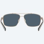 Очки поляризационные Costa Flagler 580P Brushed Silver, Gray 580P, Large