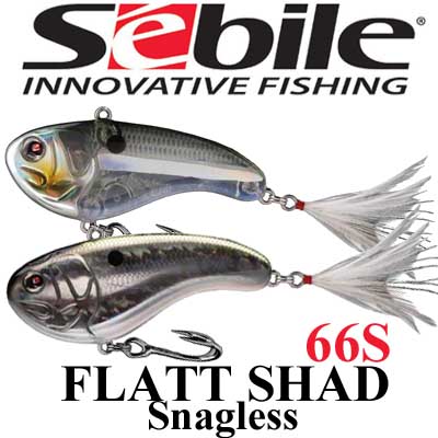 Sebile Flatt Shad Snagless 66мм 20гр.