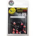 Джиг крашеный Шар 10,5 гр, цв. 04-черный, кр-к VD-071 GCB-071S-10-04 10 шт
