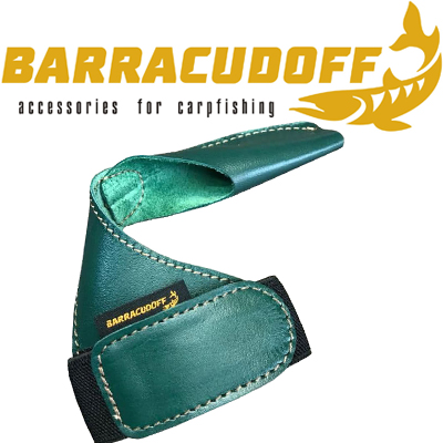 Barracudoff Напальчник без резинки из кожи Зеленый