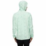 Термофутболка Simms Women's Solarflex Hoody - Print, Melon Schoolies, XS