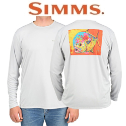 Simms Solar Tech Tee Expressionist Permit Sterling