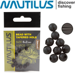 Nautilus Bead with tapered hole