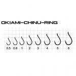 Крючок Koi Okiami Chinu-Ring, размер 7 (INT)/2 (AS), цвет BN (10 шт.)