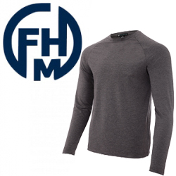 Лонгслив FHM Wave V2 Темно-серый