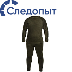 Термобельё Следопыт Fleece, комплект, до -25°С, хаки