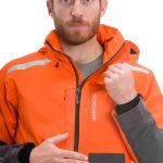 Куртка Grundens Gambler Gore-tex Jacket, M - Red Orange