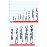 Застежка с вертлюгом Owner Snap Swivel №3 6шт