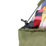 Спальный мешок Nisus Travel XXL 300 (220х90) Hollowfiber зелёный (N-SB-H300-220x90)