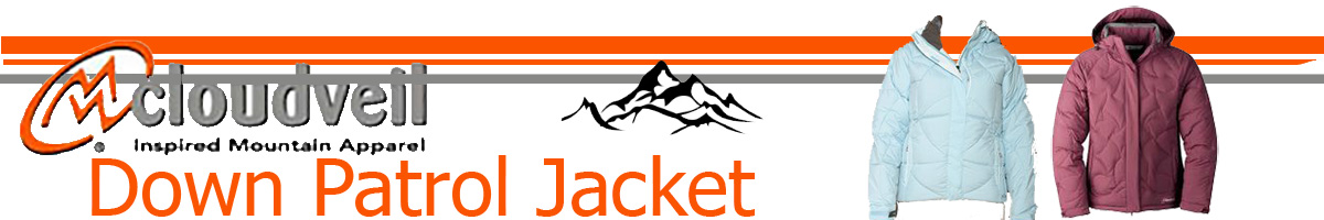Cloudveil Down Patrol Jacket Glacier
