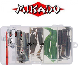 Mikado Soft Lure Kit Набор силиконовых приманок на окуня и судака