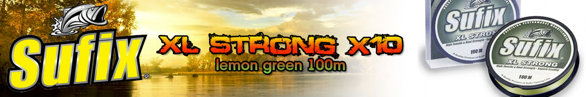 Sufix XL Strong x10 Lemon Green 100m