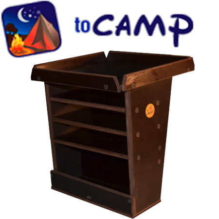 ToCamp Столик с полочками в лодку ПВХ № 17