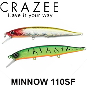Crazee Minnow 110SF