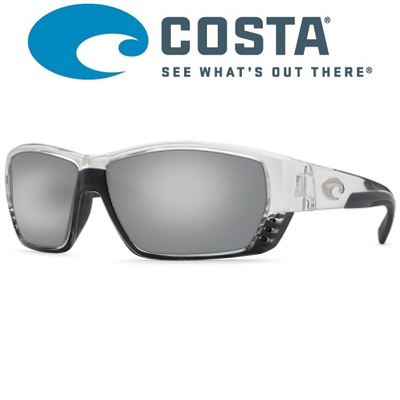 Costa Tuna Alley 580 P Crystal/Silver Mirror