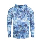 Футболка FHM "Mark Hoodie" Принт голубой XS