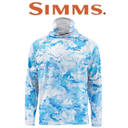 Simms SolarFlex UltraCool Armor Cloud Camo Blue