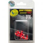 Джиг крашеный Шар 1,75 гр, цв. 01-красный, кр-к VD-071 GCB-071S-01-01 10 шт