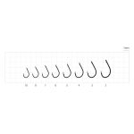 Крючок Sasame GURE RINGED D/Black №10