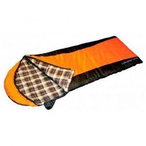 Спальный мешок Campus Coguar 250 R-zip от 2 град. (одеяло+подголовник) (цвет black700/orange300)