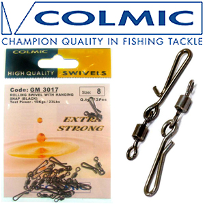 Colmic Roll Swiv + Hanging Snap