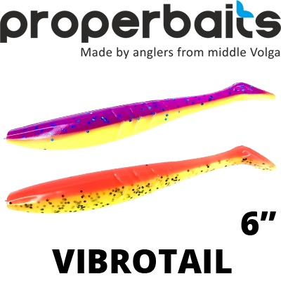 PropperBaits Vibrotail 6"