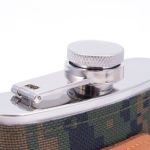 Фляжка "СЛЕДОПЫТ", в оплетке из oxford camo pixel, 280 мл