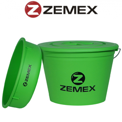 Zemex ведро 25л с крышкой и тазиком