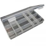 Сумка рыболовная "Следопыт" Module Case, 30х22х10 см, цв. серый + 2 коробки Luno 20