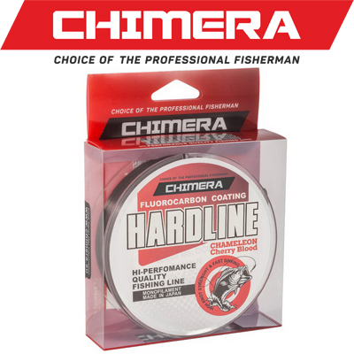 Chimera Hardline Fluorocarbon Coating Chameleon Cherry Blood 100m