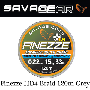 Savagear Finezze HD4 Braid 120m Grey