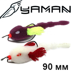 Yaman Water Troll Merman 90мм на офсетном крючке №3/0