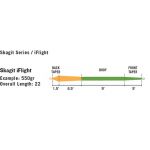 Шнур нахлыстовый Rio Skagit Flight Shooting Head 600gr цв. Pale Orange