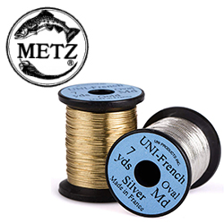 Metz French Tinsel Oval Medium Gold