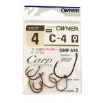 Одинарный крючок Owner Carp Aya BC №1 5шт