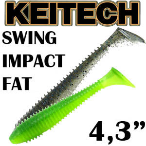 Keitech Swing Impact Fat 4.3"