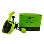 Катушка Зимняя Jig It Team Dubna Vib Special G2 LIME, right hand