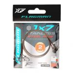Поводок Flagman X7 7 вол  10кг 30см 2шт (уп10шт)