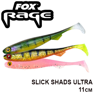 Fox Rage Slick Shads Ultra UV 11cm