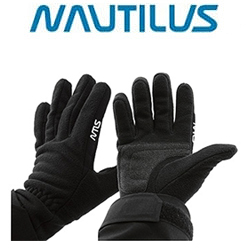 NTLS Fleece Gloves Windproof Dark Blue