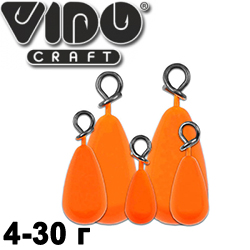 Vido Craft Набор крашеных грузов "Колокол" Оранжевый