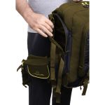 Рюкзак для рыбалки и охоты Aquatic Р-30ХС (цвет: хаки / синий; 30 л)