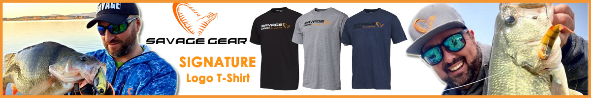 Savage Gear Signature Logo T-Shirt Black Ink
